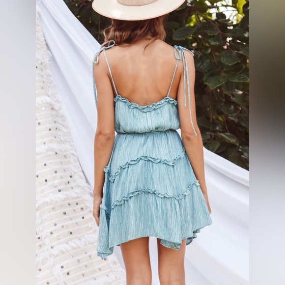 Fortunate One - HIGH GROVE DRESS TEAL - Picture 2 of 8